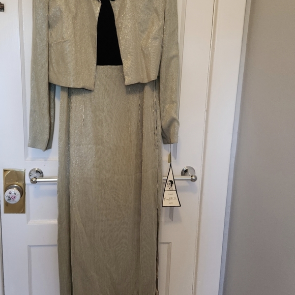 ✨️💎Incredible Vintage NWT Mary McFadden Dress and Jacket Set 💎✨️ - Picture 2 of 9